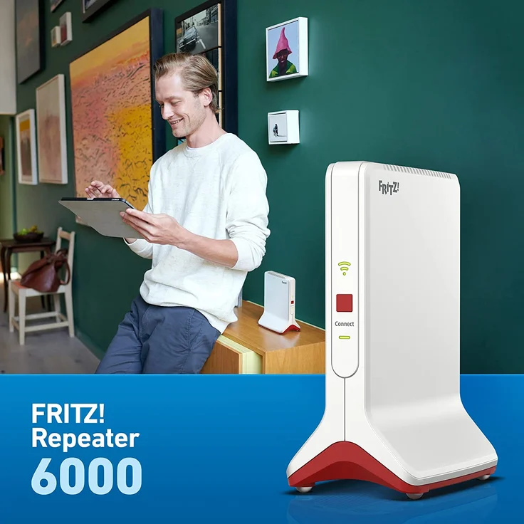 AVM Fritz!Repeater 6000 (DREI Funkeinheiten: 5 GHz (2 x bis zu 2.400 MBit/s), 2,4 GHz (bis zu 1.200 MBit/s), 2,5-Gigabit-LAN, deutschsprachige Version) – Bild 7