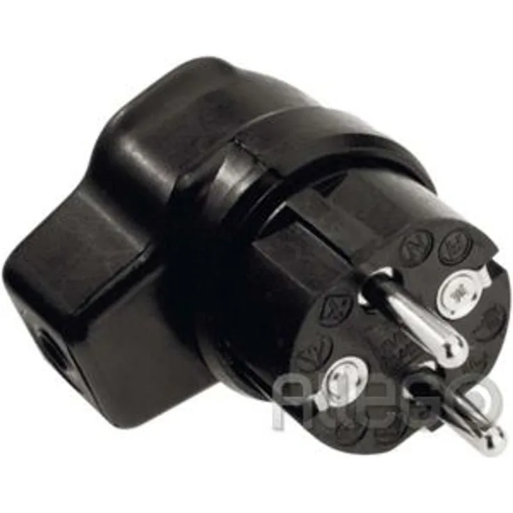 Bachmann Vollgummiwinkelstecker, 919171, Schwarz