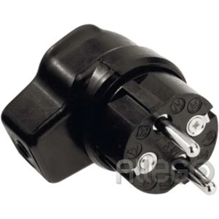 Bachmann Vollgummiwinkelstecker, 919171, Schwarz – Bild 1