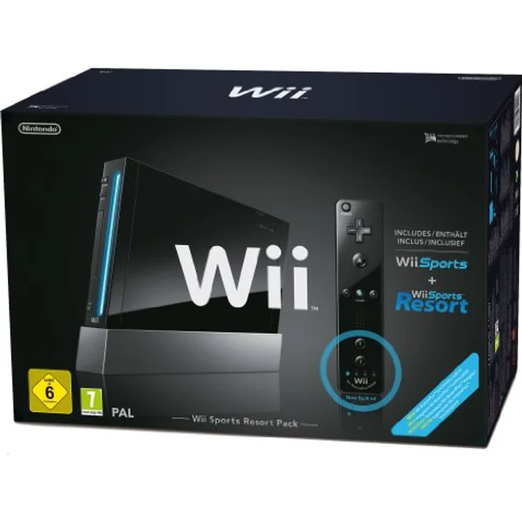 Nintendo Wii Weiß 512MB Bundle inkl. Wii Sports Resort – Bild 1