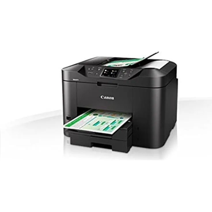 Canon MAXIFY MB2750 (4-in-1) Multifunktionsdrucker - (Tintenstrahl) Farbe, Druckgeschwindigkeit: 24 s/w, 15,5 Farbe, Auflösung: 1200 x 600, LAN, (0958C032) – Bild 2