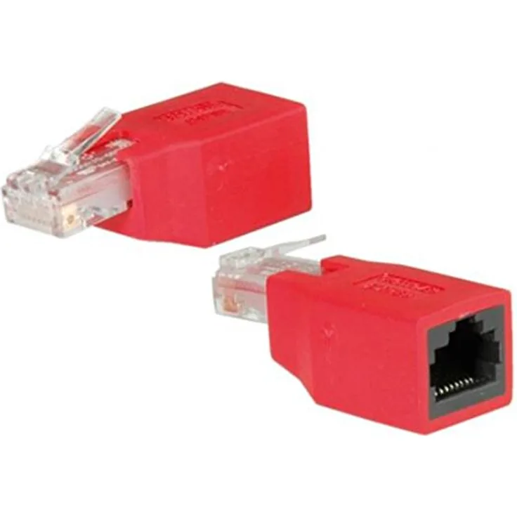 Wentronic Goobay CAT 5e RJ45 Verbinder/Kupplung, crossover - bis 100 MHz-Netzwerke (68912)
