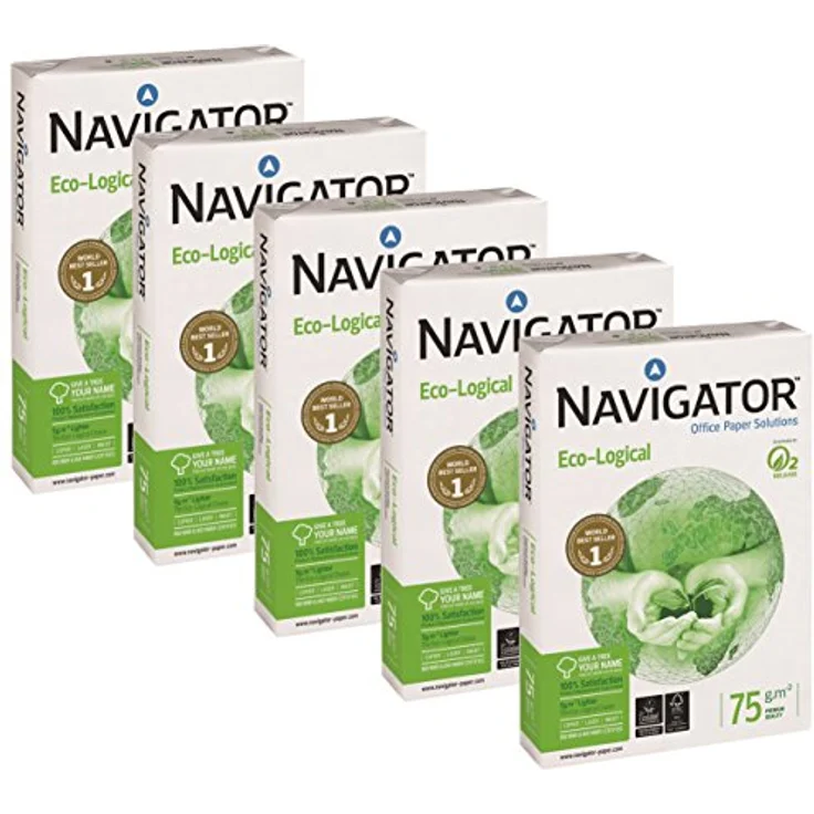 Navigator Eco-Logical Papier FSC eingeriest 75 g-m² A4 5 x 500 Blatt hellweiß – Bild 9