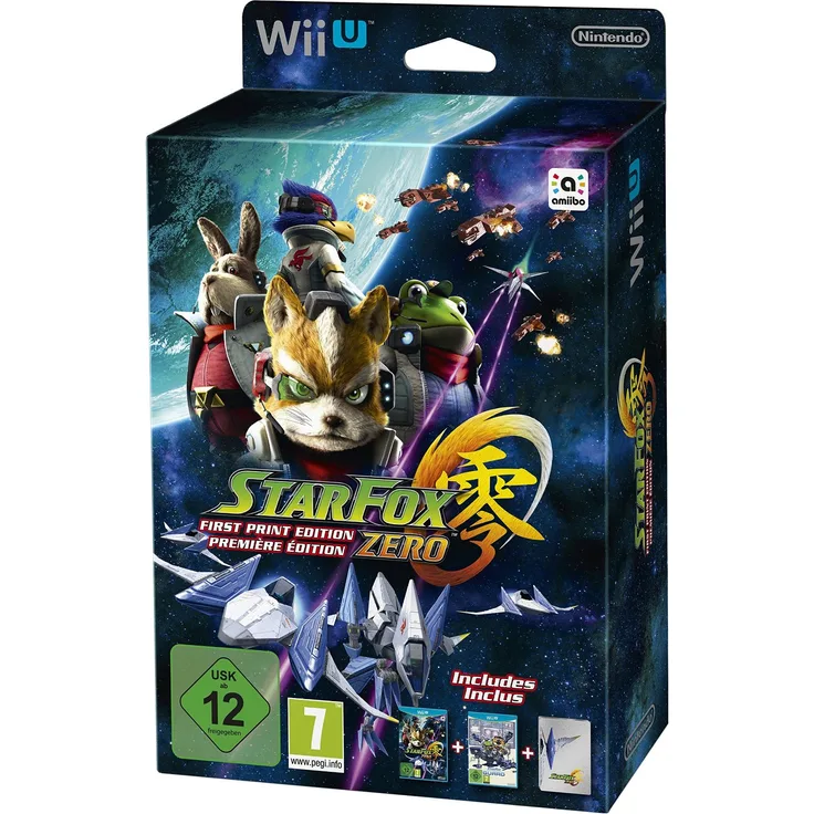 Star Fox Zero First Print Edition + Star Fox Guard (DLC) (Wii U)