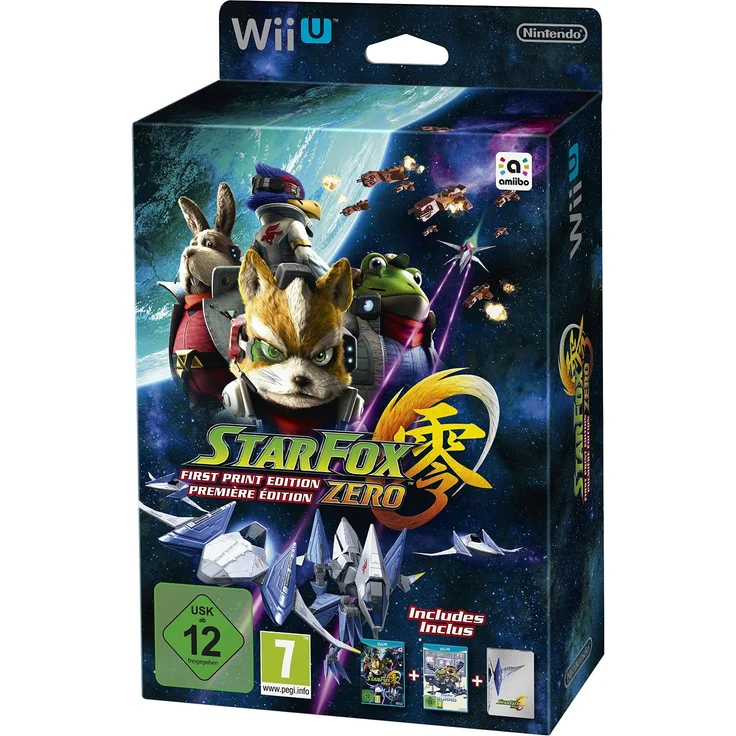 Star Fox Zero First Print Edition + Star Fox Guard (DLC) (Wii U) – Bild 1
