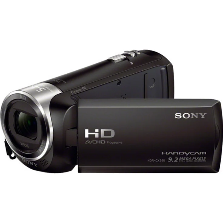 Sony HDR-CX240E HD Flash Camcorder (Full HD, EXMOR R CMOS Sensor, 9,2 Megapixel, BIONZ X Bildprozessor) schwarz – Bild 2