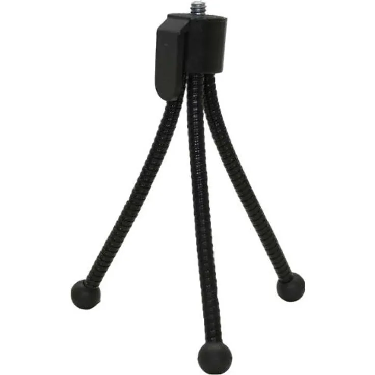 InLine 48006 Mini-Stativ für Digitalkameras, 12,5cm Höhe, schwarz