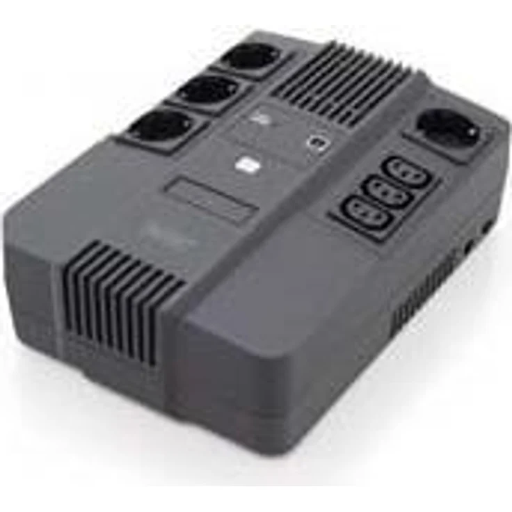 DIGITUS All-in-One Line-Interactive VI USV - 600VA - 360W - AVR - 4 Schutzkontakt-Steckdosen - 3x C13 - Shutdown-Software – Bild 1