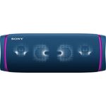 Sony SRSXB43L.EU8 Bluetooth-Lautsprecher mit Lichteffekten, wasserdicht, blau
