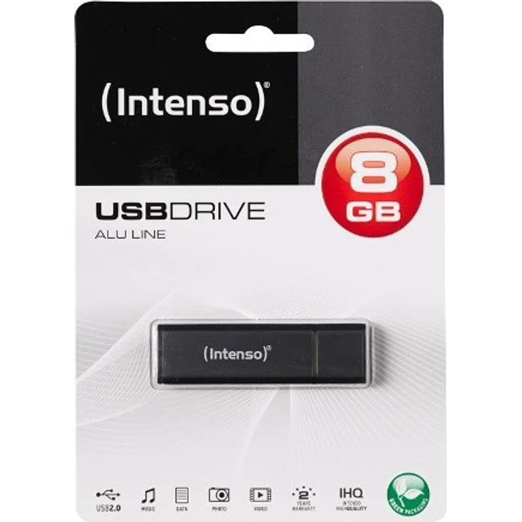 Intenso Alu Line 8 GB USB-Stick USB 2.0 anthrazit – Bild 2