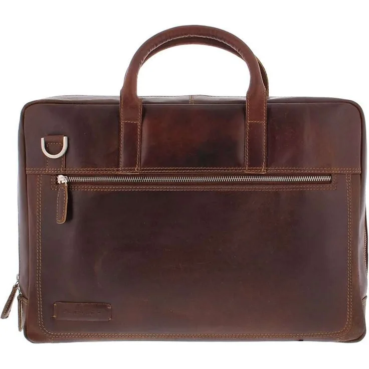 Plevier VINTAGE LONDON Leder Businesstasche 15,6 Black