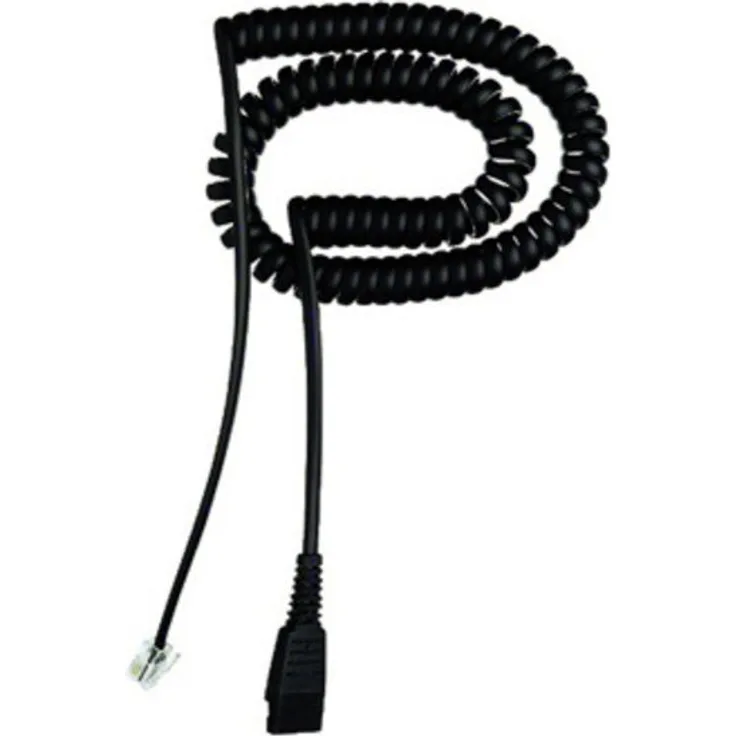 Jabra Kabelunterteil QD auf RJ10 (Lucent-Cisco, 2 m, spiral)