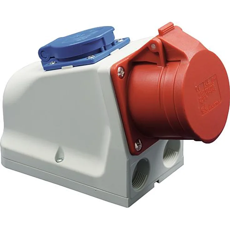PC ELECTRIC Wandsteckdose Combo 250V-400V IP44, 9215-6