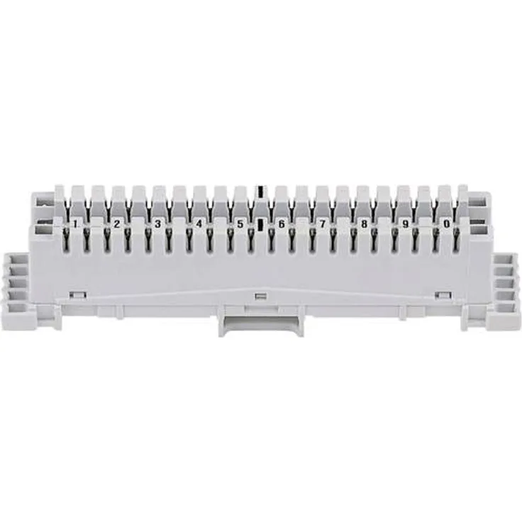 79101-510 00 LSA-PLUS Anschlussleiste Baureihe 2 Anschlussleiste 10 Doppeladern Grau Inhalt: 1St.