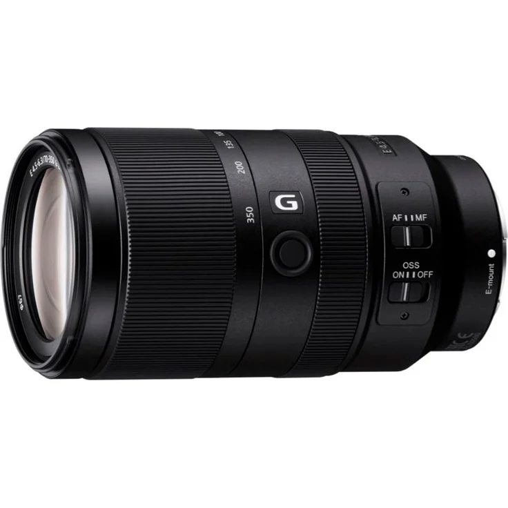 Sony SEL-70350G Tele-Zoom Objektiv (70-350 mm, F4.5-6.3, OSS, APS-C, geeignet für A6600, A6500, A6400, A6300, A6100, A6000, A5100, A5000 und Nex Serien, E-Mount) schwarz – Bild 1
