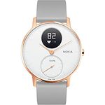Withings Steel HR Fitness-Tracker Damen, 36mm, Roségold/Grau
