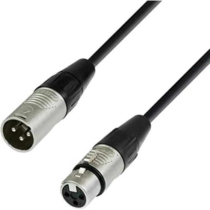 Adam Hall 4 Star Serie Rean DMX Kabel XLR männlich auf XLR weiblich (10 m)