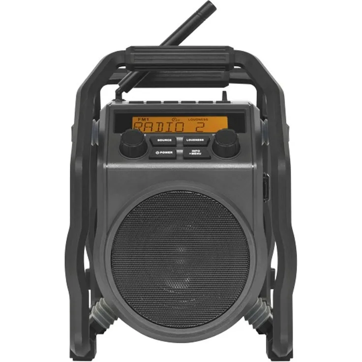PerfectPro UBOX 200R UKW-Baustellenradio, RDS, AUX, Bluetooth, stoßfest