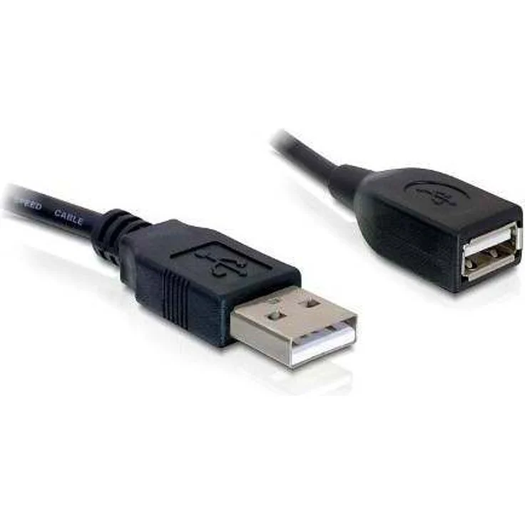 DeLOCK Extension cable USB2.0 - USB-Erweiterung - USB Typ A, 4-polig (M) - USB Typ A, 4-polig (W) - 15 cm (82457) – Bild 1