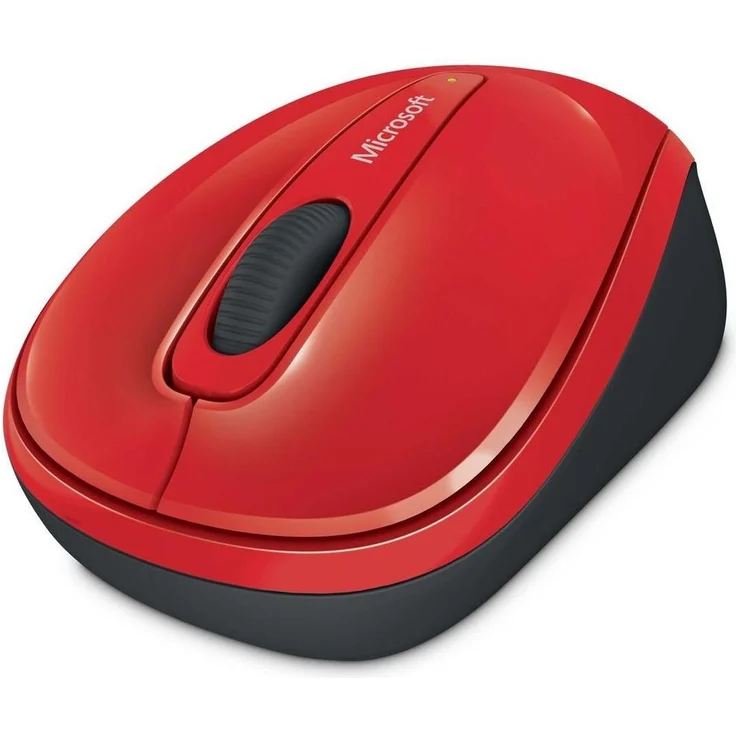 Microsoft Wireless Mobile Mouse 3500 (Maus, rot, kabellos, für Rechts- und Linkshänder geeignet) – Bild 2