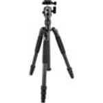 SIRUI T-024SK+B-00K Traveler Light Dreibeinstativ Carbon mit Kugelkopf (Höhe: 140cm, Gewicht: 1kg, Traglast: 5kg)