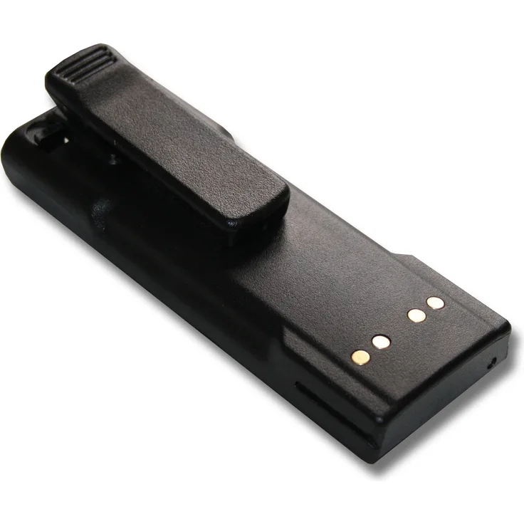 VHBW Akku kompatibel mit Motorola Radius GP900 Funkgerät, Walkie Talkie (1800mAh, 7,5V, NiMH) + Gürtelclip