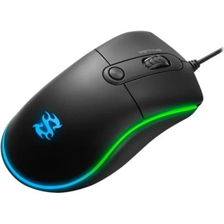 Sharkoon Skiller SGM2 RGB Gaming Maus, optisch 6400 DPI, Ergonomische Form Mehrfarbig – Bild 2