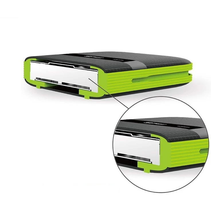 SILICON POWER Armor A60 - Festplatte - 2 TB - extern (tragbar) - 2.5 Zoll (6.4 cm) - USB 3.0 - Schwarz (SP020TBPHDA60S3K) – Bild 4