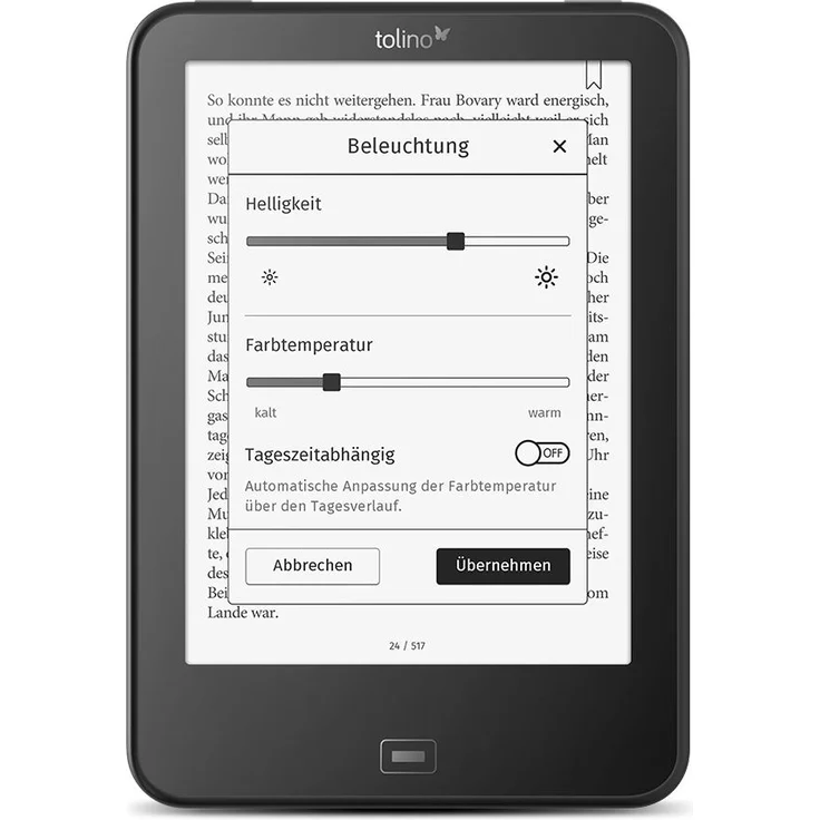 Tolino vision 4 HD WLAN 8GB Schwarz (2U60047) – Bild 8