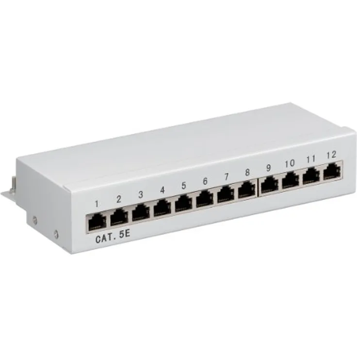 Wentronic CAT5e Buchse geschirmt (12x RJ45)