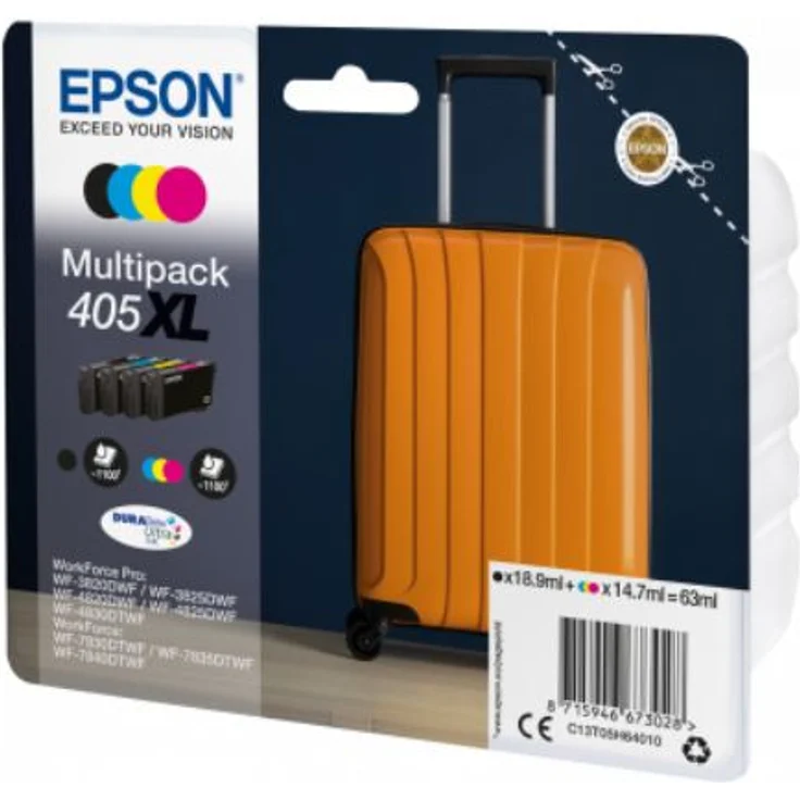 EPSON Multipack 4-colours 405XL DURABrite Ultra Ink – Bild 1