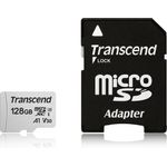 Transcend Highspeed 128GB  micro SDXC-SDHC Speicherkarte (für Smartphones, etc. und Digitalkameras) - 4K, U3, V30, A1, UHS-I TS128GUSD300S-A (mit Adapter)