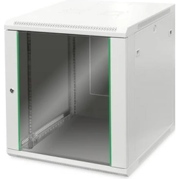 DIGITUS 12HE Wandgehäuse 638x600x600mm Grau Wandmontage Gehäuse Netzwerkschrank Serverschrank - Preisvergleich – Bild 1