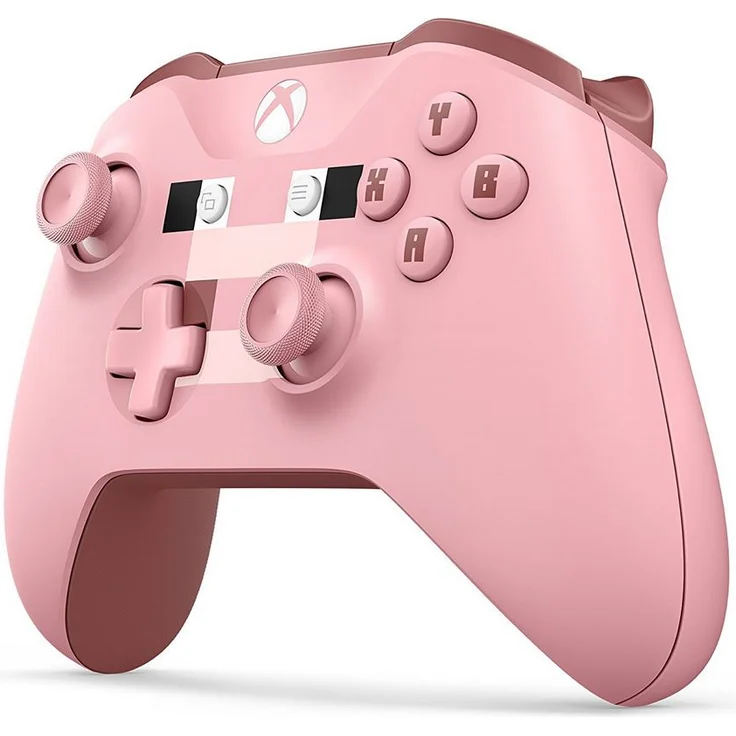 Microsoft Xbox One S Wireless Controller Minecraft Pig Special Edition Rosa (WL3-00053) (PC, Xbox One, Xbox Series) – Bild 1