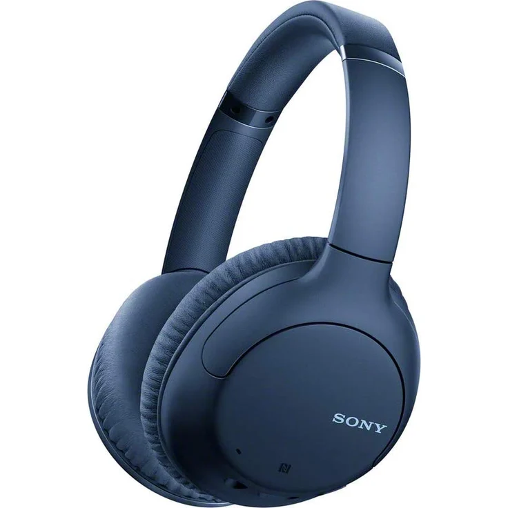 Sony WH-CH710N On-Ear-Kopfhörer, mit Bluetooth, Mikrofon, Noise Cancelling, blau – Bild 1
