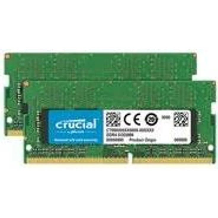 Crucial CT2K4G4SFS8266 8GB Kit (4GB x2) (DDR4, 2666 MT-s, PC4-21300, CL19, Single Rank x8, SODIMM, 260-Pin) Speicher – Bild 1