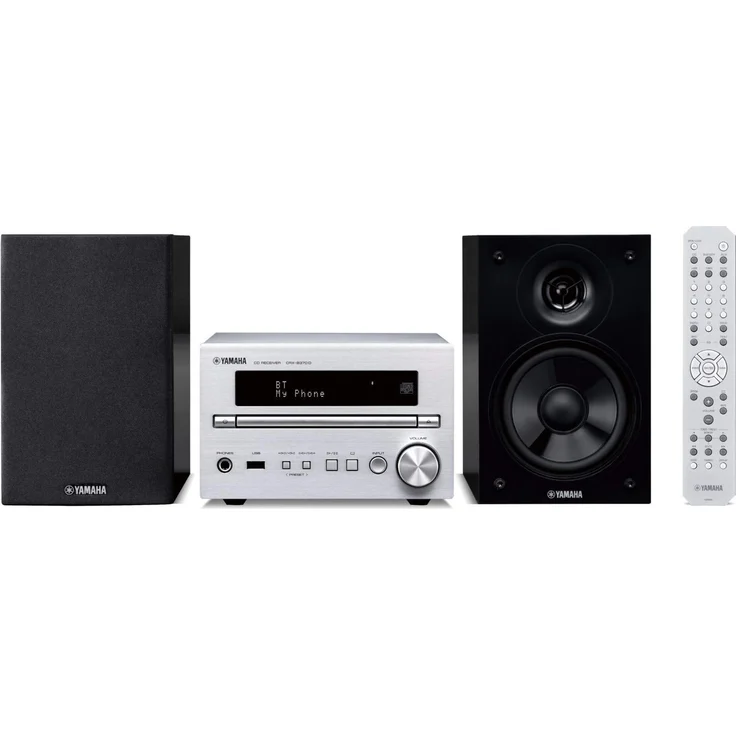 Yamaha MCR-B370D Minianlage mit Bluetooth, DAB+, UKW, Silber-Schwarz – Bild 1