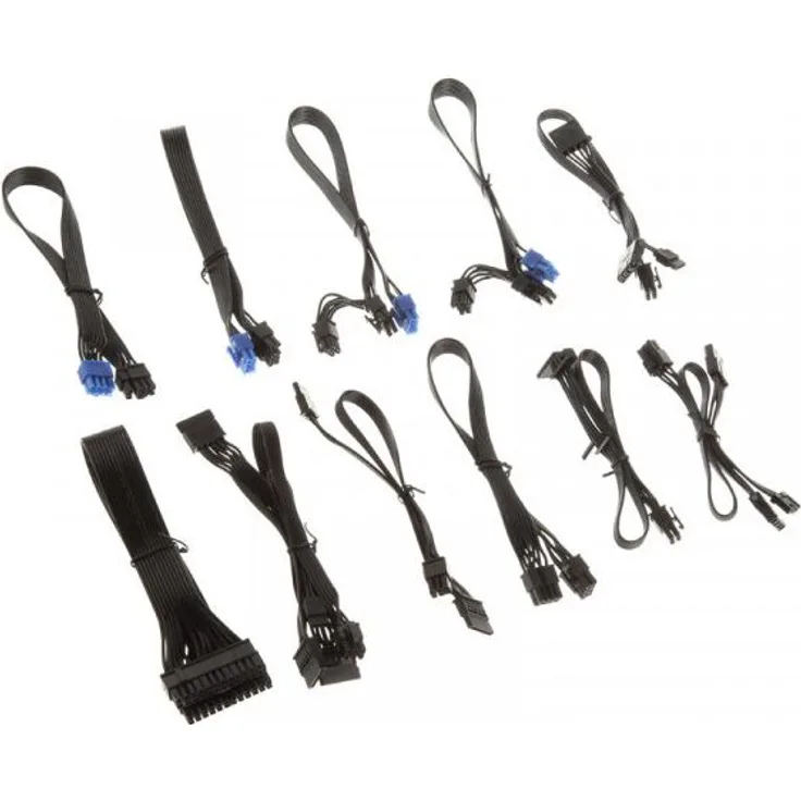 SilverStone PP05 - Stromkabelkit - 90-Grad-Anschluss (SST-PP05-E)