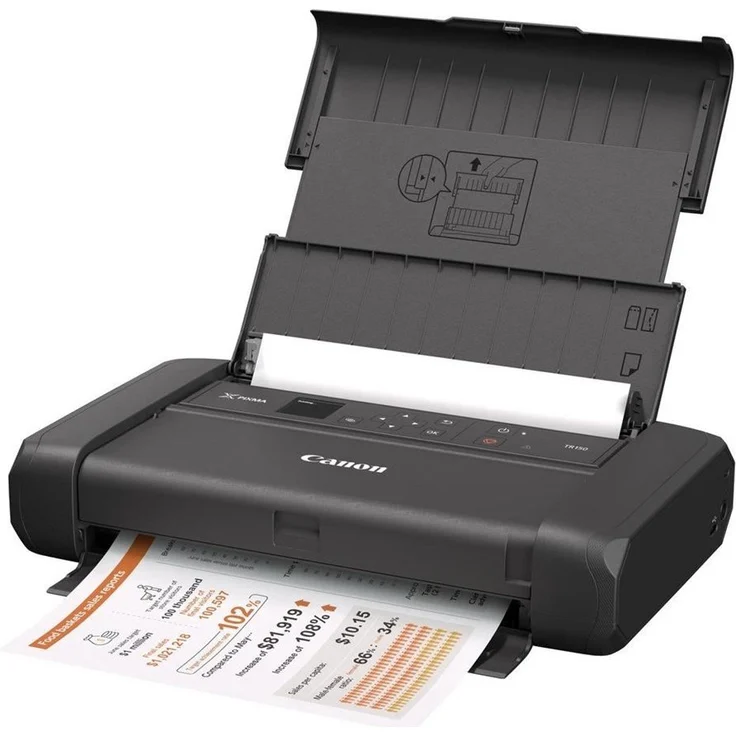 Canon PIXMA TR150 (ohne Akku) - Tintenstrahldrucker, Druckgeschwindigkeit (S/min): 9 S/W, 5 Farbe, Auflösung: 4800 x 1200 (USB, WLAN, AirPrint, Mobile Print, Cloud Print) 4167C006 – Bild 6