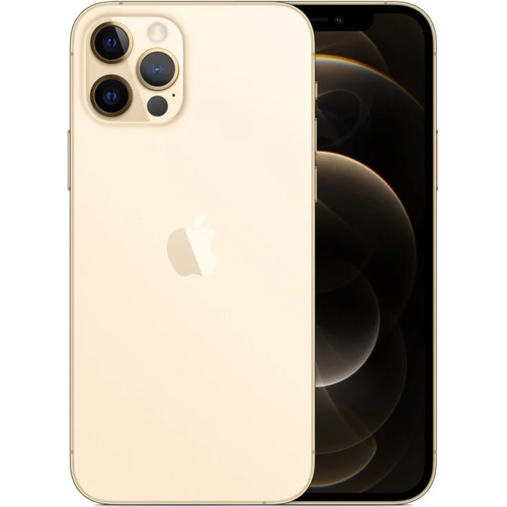 Apple iPhone 12 Pro 5G Smartphone 15,49cm (6,1 Zoll) OLED-Display, 128GB interner Speicher, Dual-SIM, Gold – Bild 3