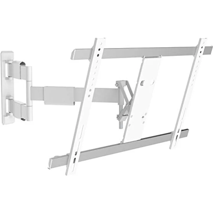 Xantron Wandhalterung weiss für TV Monitore 32-60 Zoll vollbeweglich, ausziehbar, schwenkbar, neigbar, drehbar, ultraflach, SLIMLINE-A-466-W