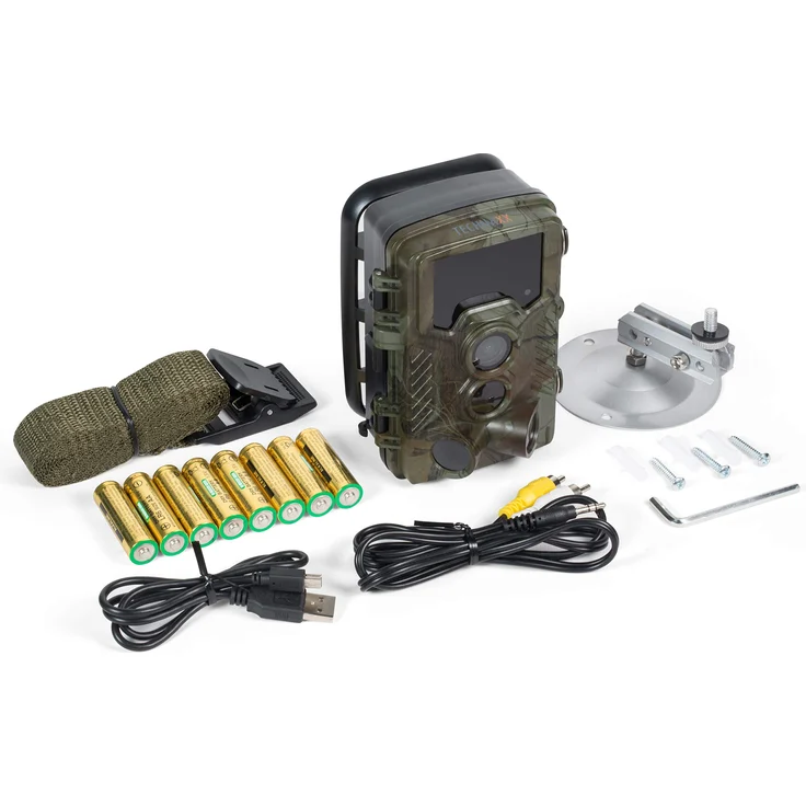 Technaxx Nature Wild Cam 8MP TX-125 Full HD batteriebetriebene Überwachungskamera Innen- & Außenbereich Nachtsicht Bewegungsmelder Jagdkamera Wildtierkamera für Überwachung – Bild 1
