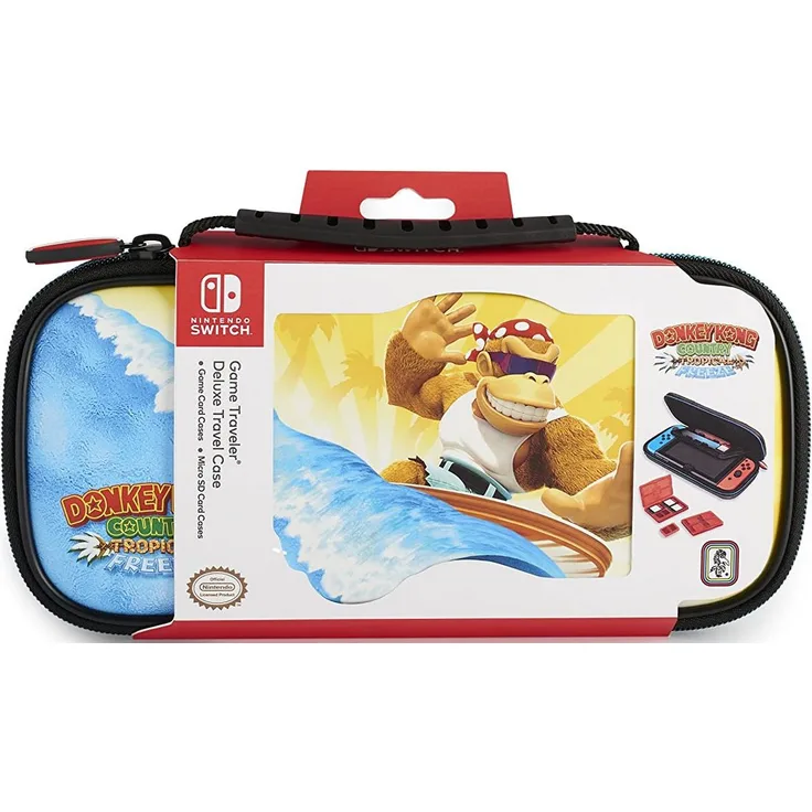 Switch Travel Case Donkey Surfer NNS52D offiziell lizenziert