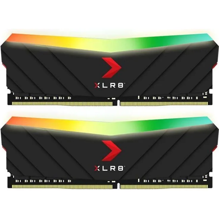 PNY XLR8 Gaming Epic-X RGB DDR4 3200MHz 16GB (2x8GB) Desktop Memory Dual Pack, MD16GK2D4320016XRGB, Schwarz - Preisvergleich