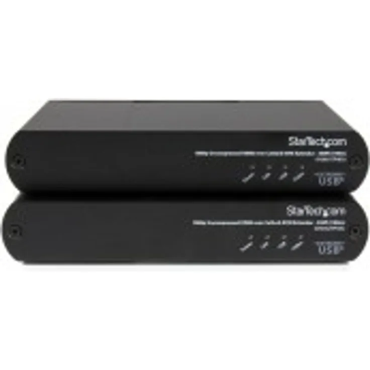 StarTech.com USB HDMI über Cat5e / 6 KVM Konsolen Extender mit 1080p unkomprimiertem Video 100m KVM-/USB-Extender bis zu 100 m (SV565UTPHDU)