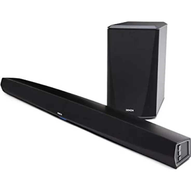 Denon DHT-S516H 2.1 Soundbar mit Subwoofer, kabellos/kabelgebunden, geeignet für TV, schwarz (2019)