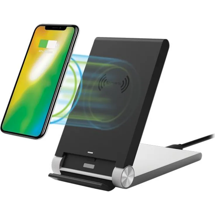 4smarts VoltBeam Innenraum Schwarz - Silber Ladegerät für Mobilgeräte (4S462243)