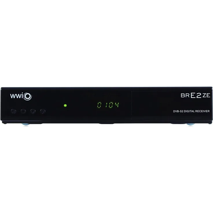 WWIO BrE2ze Linux Satelliten Receiver (HD-TV, DVB-S2, Enigma2, PVR-Ready, LAN, HDMI, 2x USB 2.0)