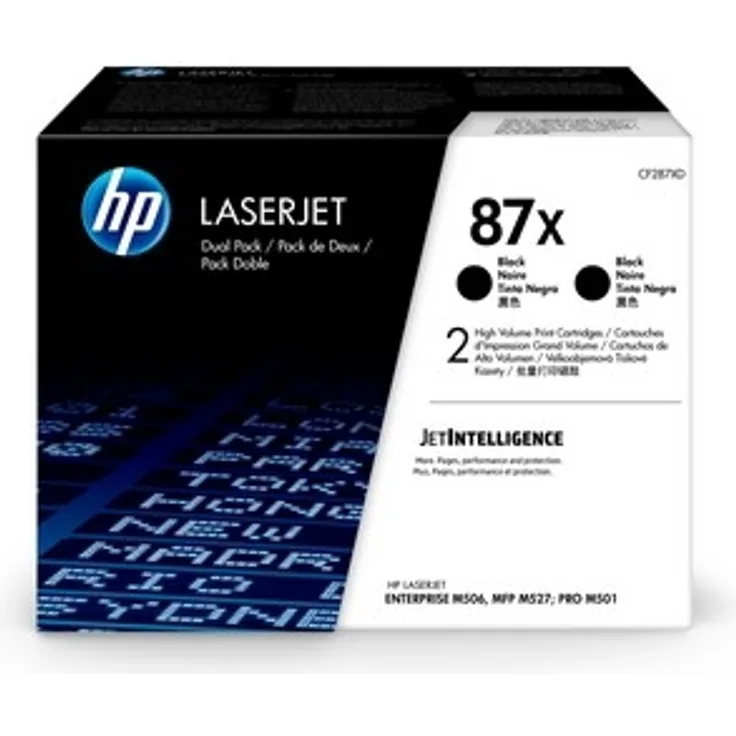 HP 87X Original LaserJet Toner schwarz High Yield (2-pack) (CF287XD)
