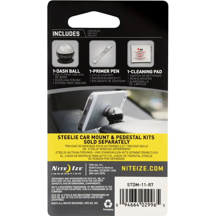 Nite Ize STDM-11-R7 Steelie CAR Mount